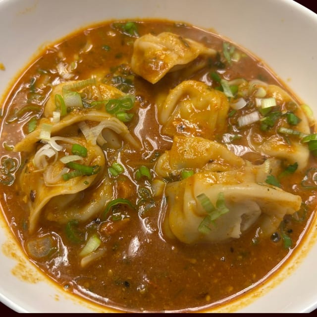 Pork Jhol Momo.