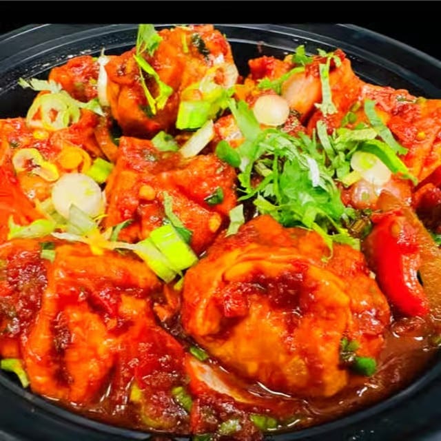 Chicken Chili Momo.