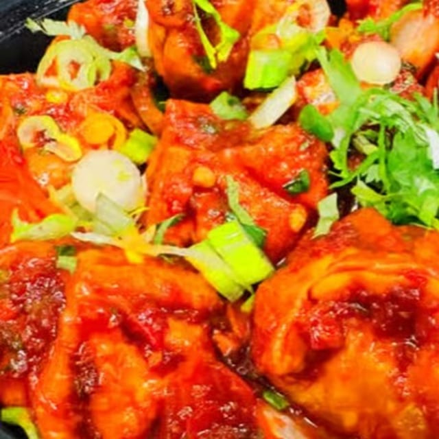Pork Chili Momo.