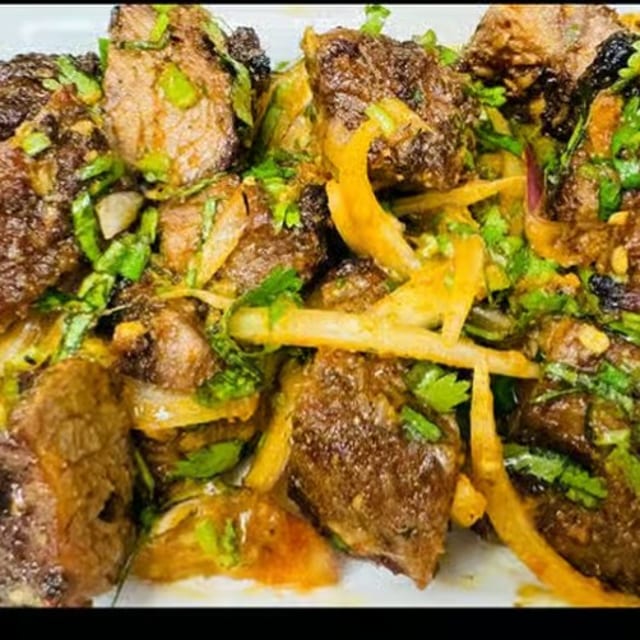Lamb Boti Kebab.