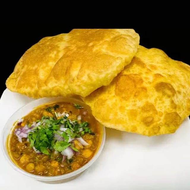 Chole Puri with Curry.