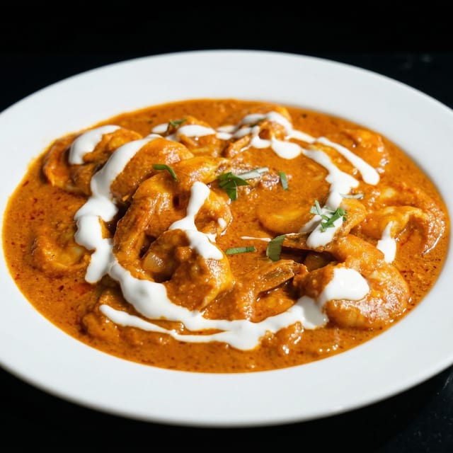 Shrimp Tikka Masala.