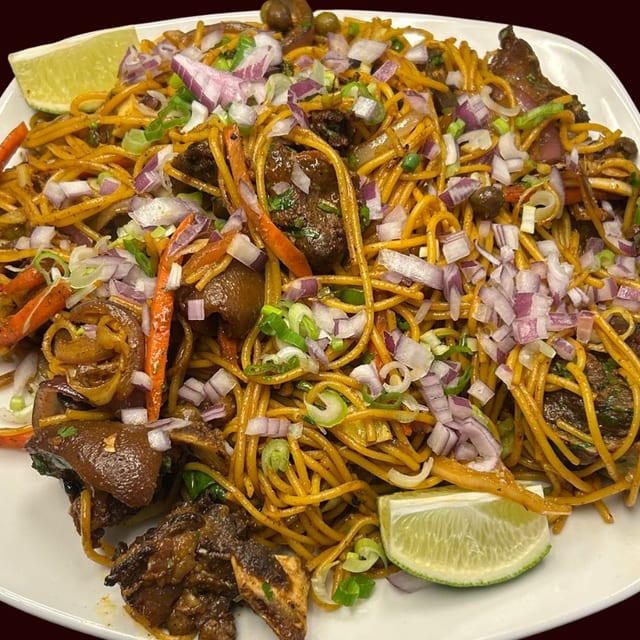 Goat Chow Mein.