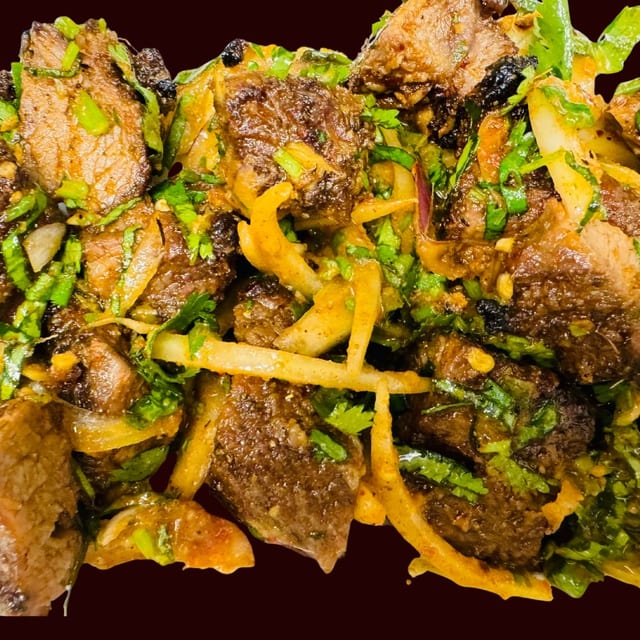 Lamb Boti Kebab.