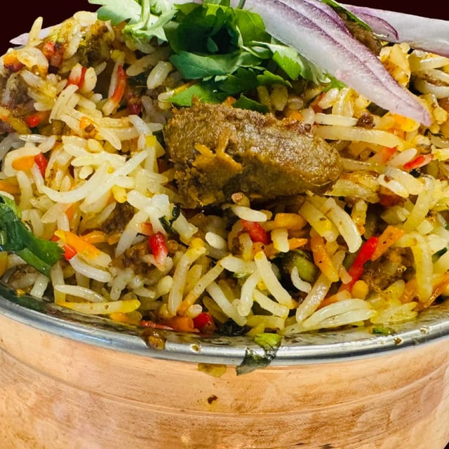 Goat Biryani.