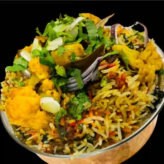 Veg Biryani.