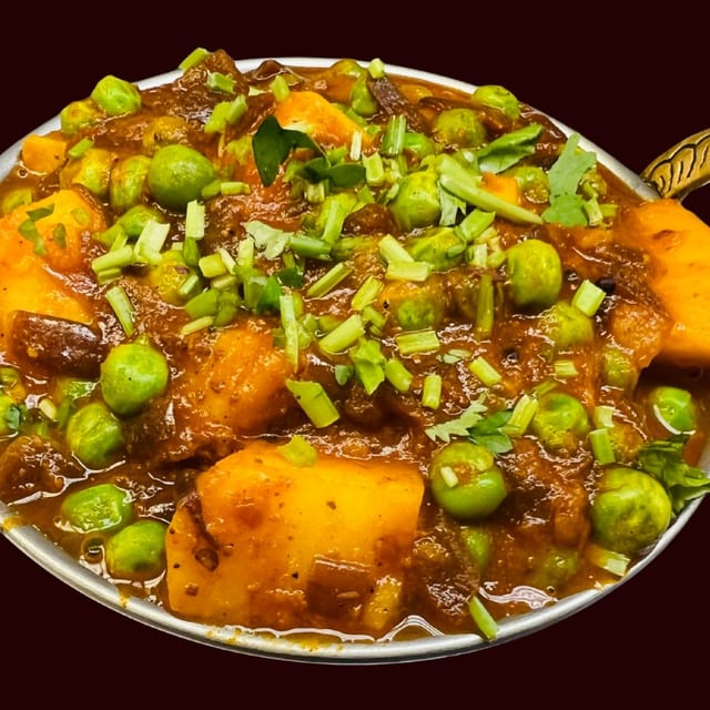 Aloo Matar Curry.