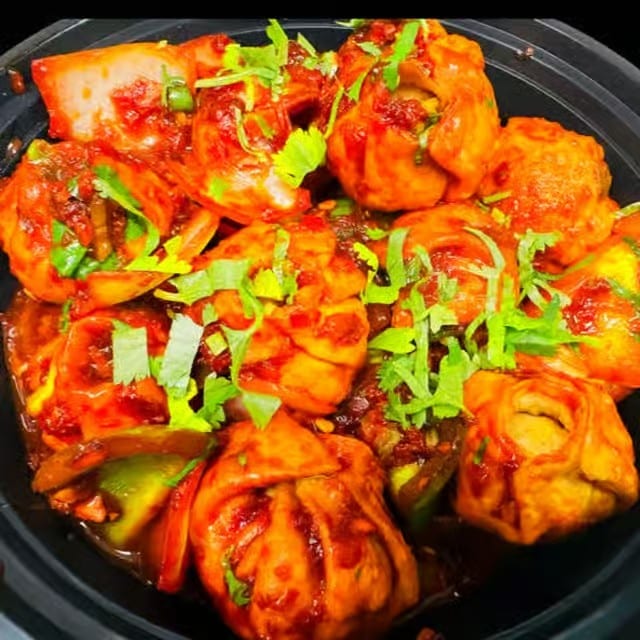 Veg Chili Momo.