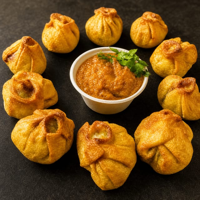 Veg Fried Momo.