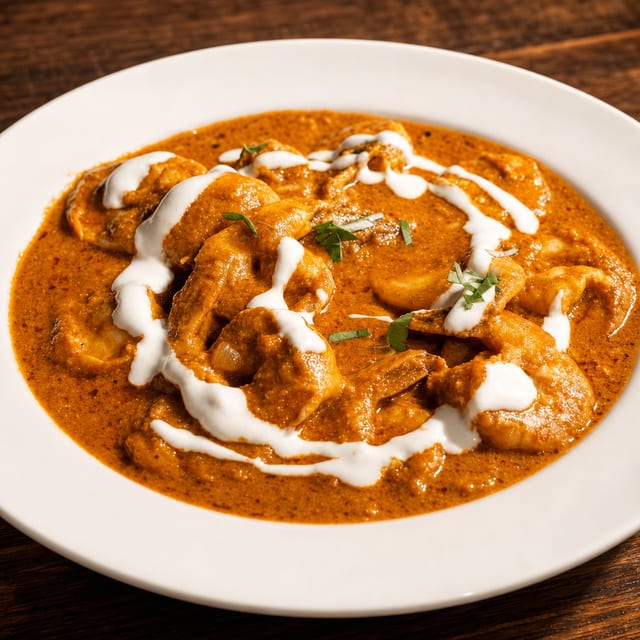 Shrimp Tikka Masala.