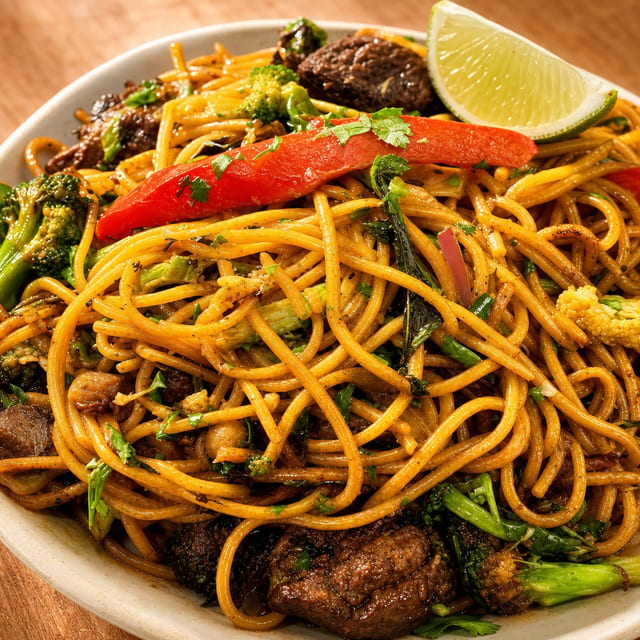 Goat Chow Mein.