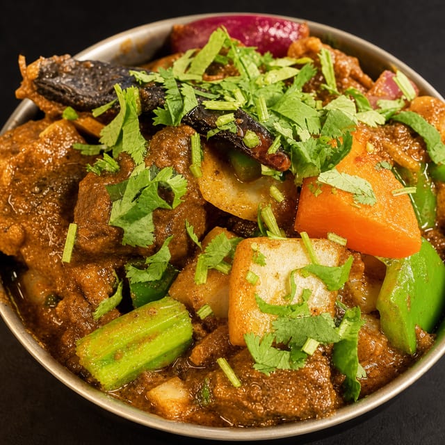 Chicken Jalfrezi.