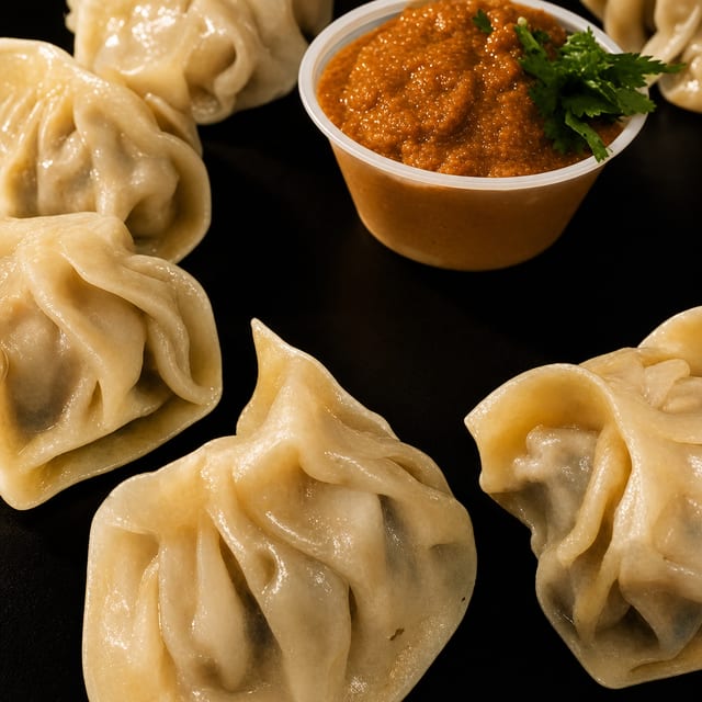 Chicken Steam Momo.