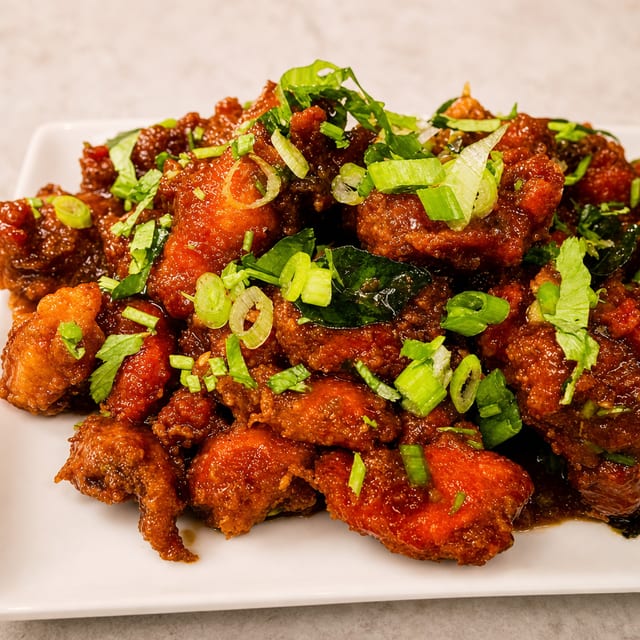 Chicken Manchurian.