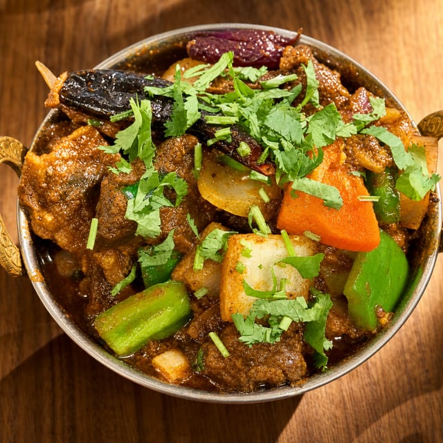 Lamb Jalfrezi.