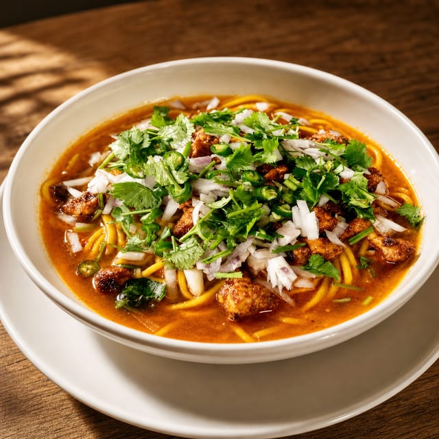 Chicken Thukpa.