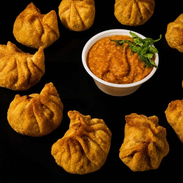 Chicken Fried Momo.
