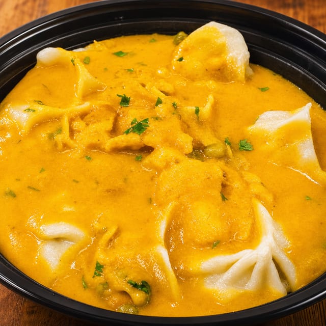 Pork Jhol Momo.