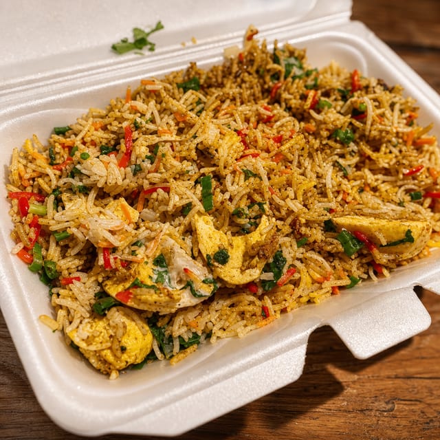 Egg Biryani.