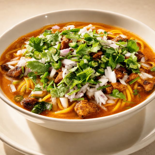 Local Chicken Thukpa.