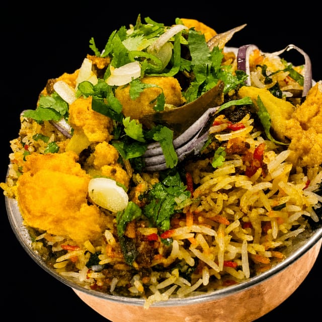 Veg Biryani.