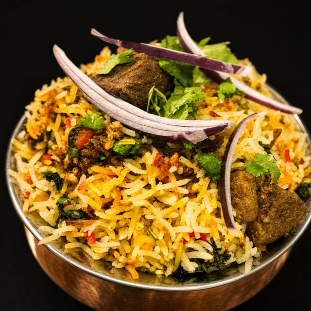 Lamb Biryani.