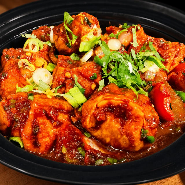 Chicken Chili Momo.