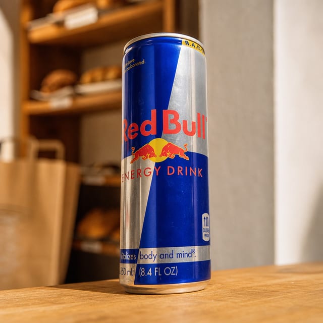 Regular Red Bull.